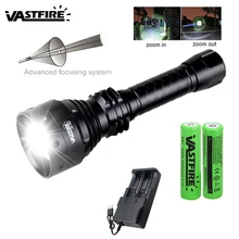 500 ярдов T67 Хищник фонарик масштабируемый тактический охотничий фонарь XRE Красный Зеленый Белый Фонарь 67 мм объектив Рыбалка Coyote Hog Varmint