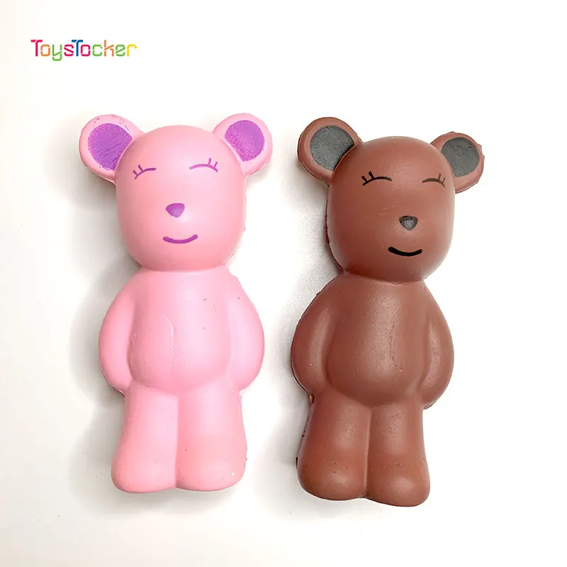 Kawaii маленький Медвежонок мягкий Jumbo Squeeze мягкий восхитительный Единорог медленно поднимающийся Squeeze Ароматизированная антистрессовая игрушка для ребенка
