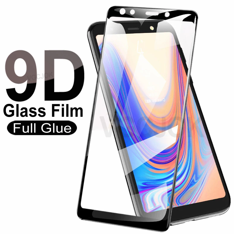 9D Защитное стекло для Samsung Galaxy A6 A8 J4 J6 плюс J2 J8 A9 2018 протектор экрана A3 A5 A7 J3 J5 J7 2017 S7