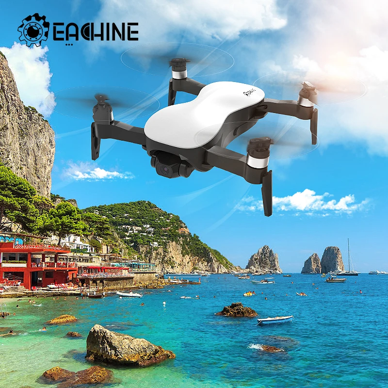 US $212.51 Eachine EX4 RC Quadcopter Drone Helicopter with 4K Professional HD Camera 5G WIFI FPV GPS Mode 3 Axis Stable Gimbal RTF Toys