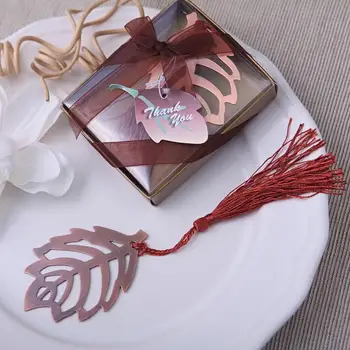 

Maple leaf Bookmark Novelty Wedding Bridal Shower Baby Birthday shower Gift Party Favors Present