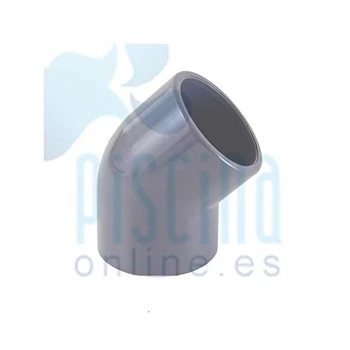 

Codo 45º de PVC para encolar - D. 40 mm. - 01749