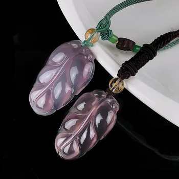 

Natural Purple Chalcedony Pendant
