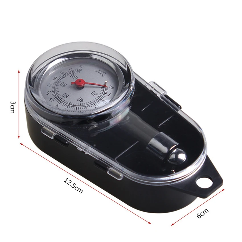

Tire Pressure Gauge 0-100 Heavy Duty Tire Inflator Gauge with Zero Function, Easy to Read Tire Gauge for Car and Trucks