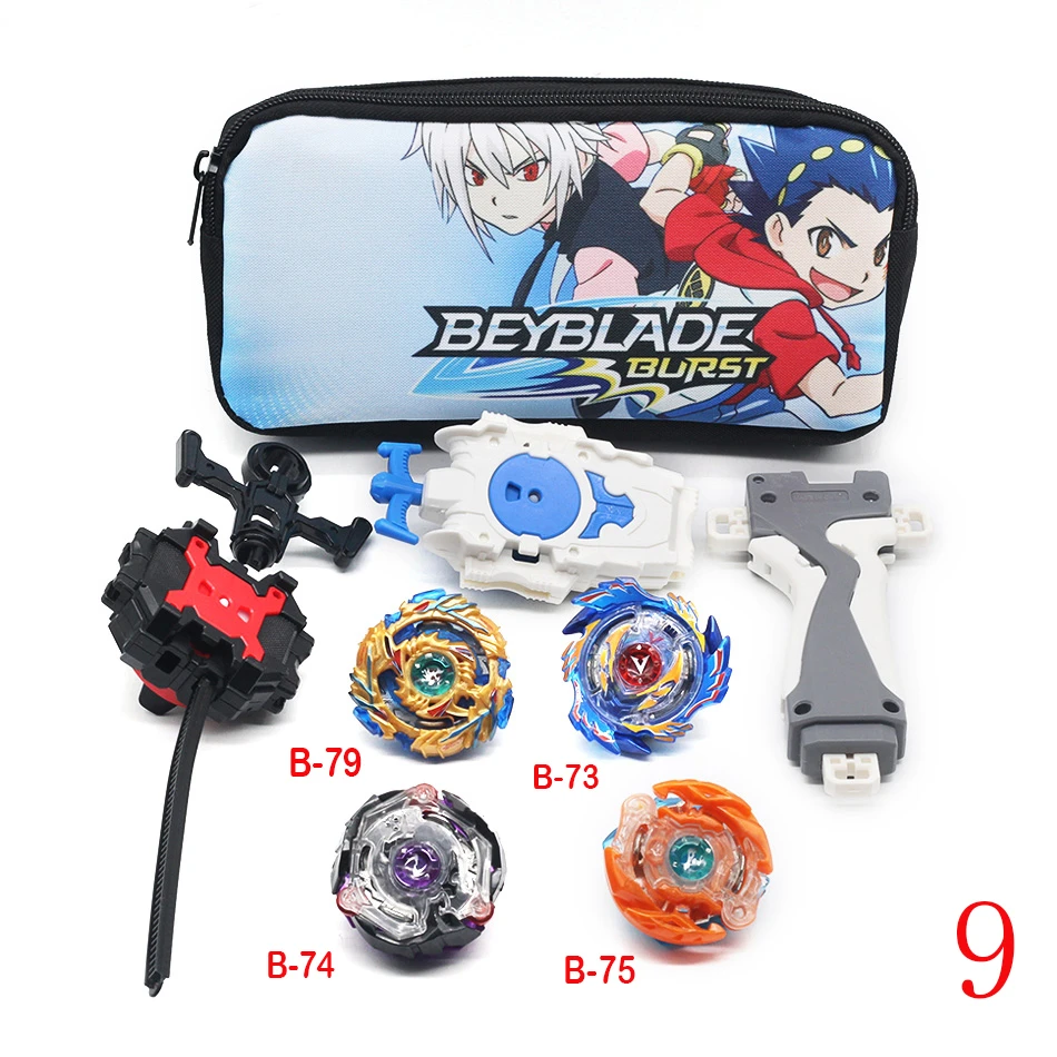 Beyblade Burst набор Beyblade металлический Fusion пусковой захват пакет Бог спиннинг Топы Bey Blade Blades игрушка Новинка - Цвет: A9