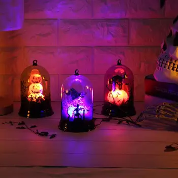 

Pumpkin Light Pumpkin Lamp Hanging Lantern Halloween LED Creative Romantic Kids Witch Garden Bat Home Decor Spider