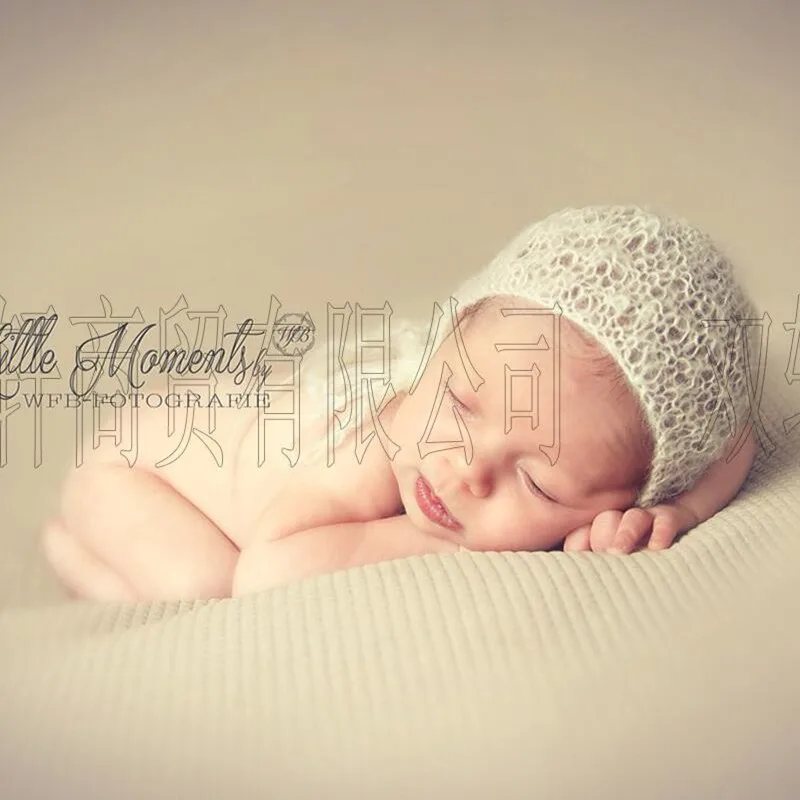 Мохеровая шапочка реквизит для фотосъемки новорожденных|newborn photography props|photography