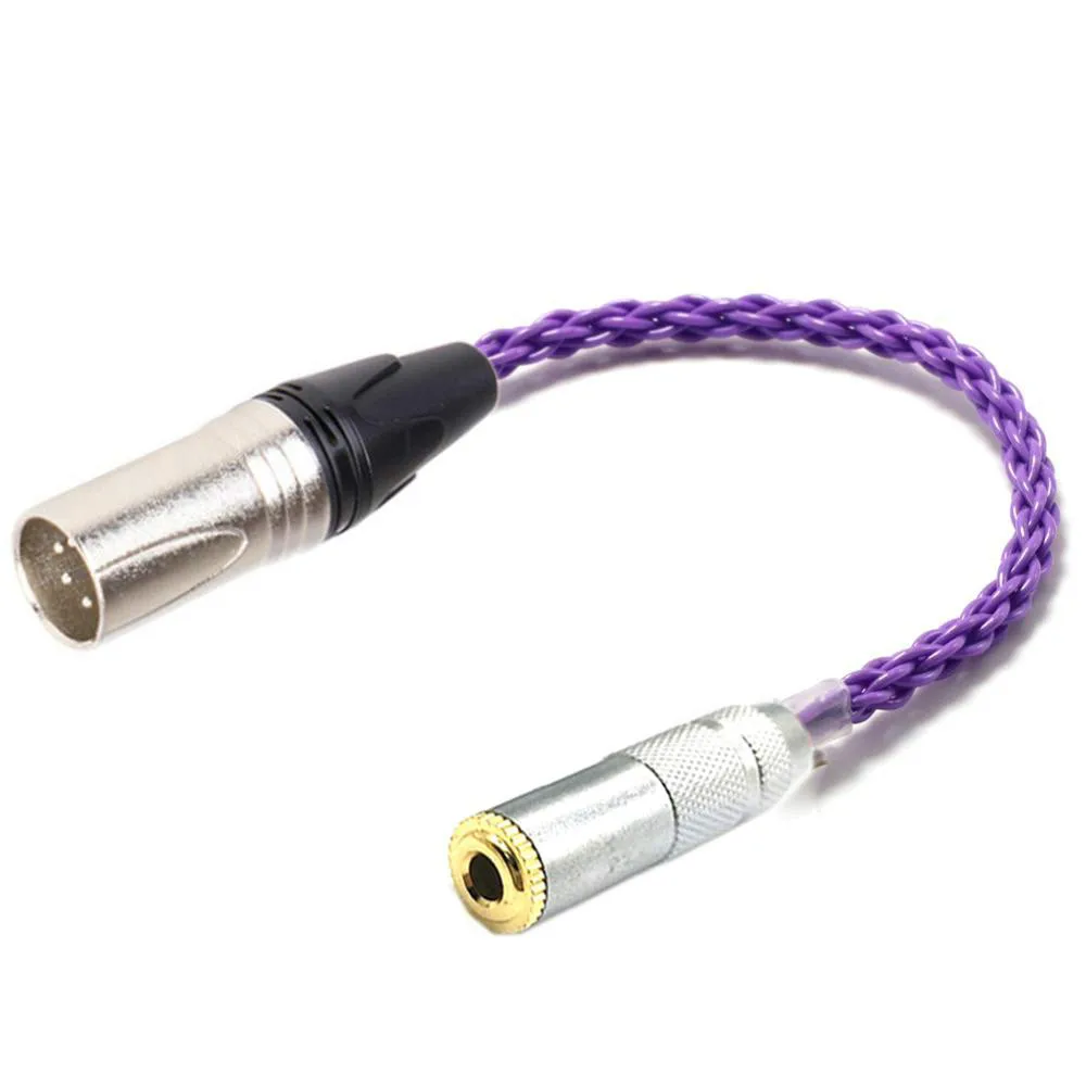 Thouliess HIFI 4pin XLR сбалансированный штекер до 3 5 мм стерео гнездо Аудио адаптер кабель