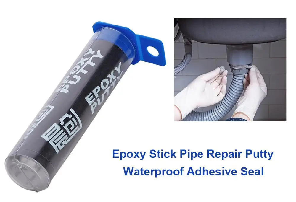 

65g-Pack Mighty Epoxy Putty Stick Pipe Repair Wall Repairing Ointment Sealant Fix Glue Waterproof Patch and Repair Cracks Pipes