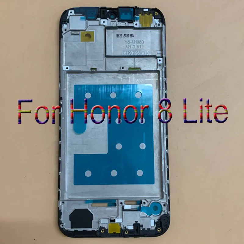Держатель ЖКД передняя рамка экрана для huawei Honor 8 Lite корпус средняя рамка без кнопки громкости питания для huawei Honor8 Lite