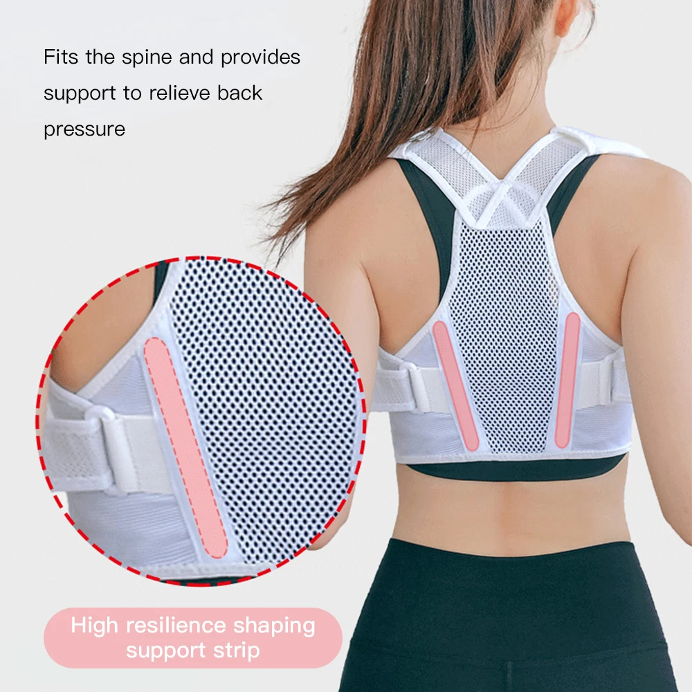 New Medical Relieve Pain Back Posture Correction Belt Lumbar Braces Ultra-Light Ultra-Breathable Men Women Back Support Bandage