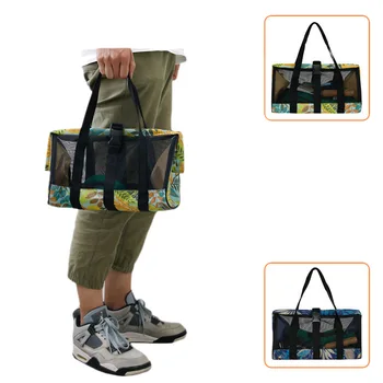 

Mesh Storage Bag Carrying Reusable Gardening Tools Wear Resistant Large Capacity Oxford Fabric Organizer