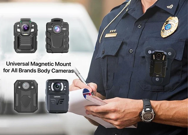 Supporto Magnetico Per Bodycam BOBLOV - Clip Universale, 6 Magnet&igrave;, Per Forze Dell'Ordine