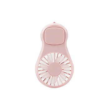 

USB Fan Mini Handheld Makeup Mirror 3 In 1 Adjustable Speed Rechargeable With LED Light Cute Portable Indoor Outdoor Summer