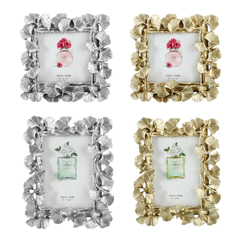 European Leaves Photo Frame Creative Home Decoration Wedding Couple Picture Frame Handmade DIY Display Frame Handicraft
