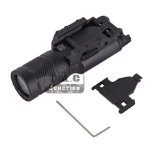 Тактический белый светодиодный светильник для стрельбы из оружия WML Длинный Пистолет светильник Стробоскоп/постоянный на быстросъемном рельсе для Пикатинни