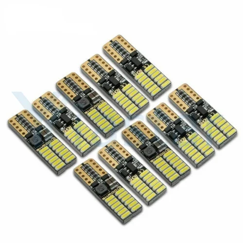 

Wholesale T10 bulb 194 T10 led canbus t10 24SMD 4014 car LED signal light canbus error free led parking car styling Fog lamp
