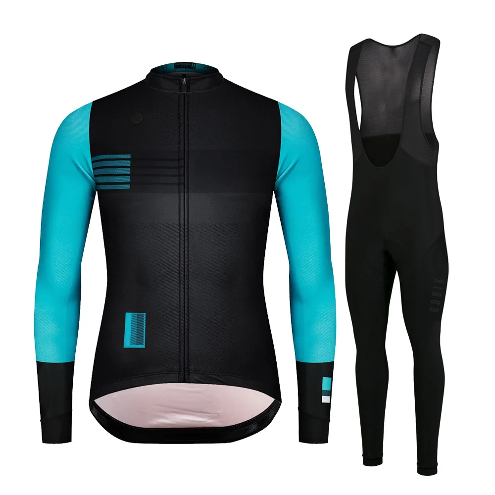 Ropa ciclismo Warm Winter Thermal Fleece Cycling Clothes Men's Jersey Suit Outdoor Riding Bike MTB Clothing Bib Pants Sets