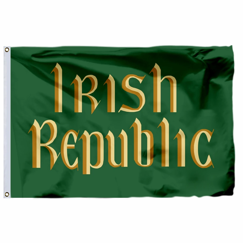 

Ireland Republic 1918 Flag 90x150cm 3x5ft 120g 100D Polyester Double Stitched High Quality Banner Free Shipping