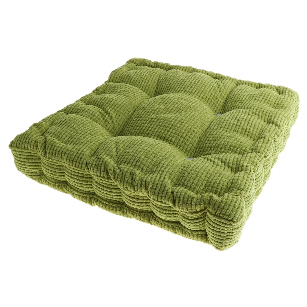 Green 40x40cm Подушка для обеденного стула, квадратное сиденье, мягкое сиденье с подушкой, подушка для обеденного стула, подушка для офисного сиденья, Подушка для стула - Цвет: Green 40x40cm