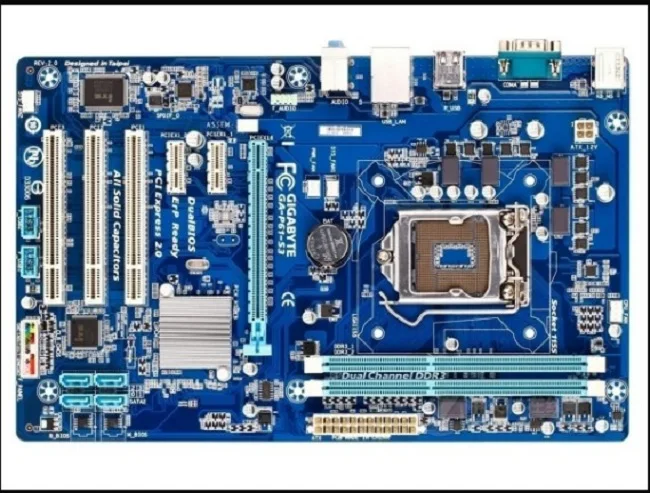 GIGABYTE GA-P61-S3 настольная материнская плата H61 розетка LGA 1155 i3 i5 i7 DDR3 16G ATX оригинальная