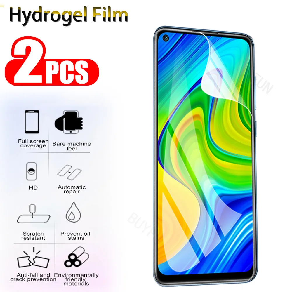 Гидрогелевая пленка 2 шт. не стекло для Xiaomi redmi note 9 pro ote max 9s Note 5 Note7s 8Pro 7 7pro |