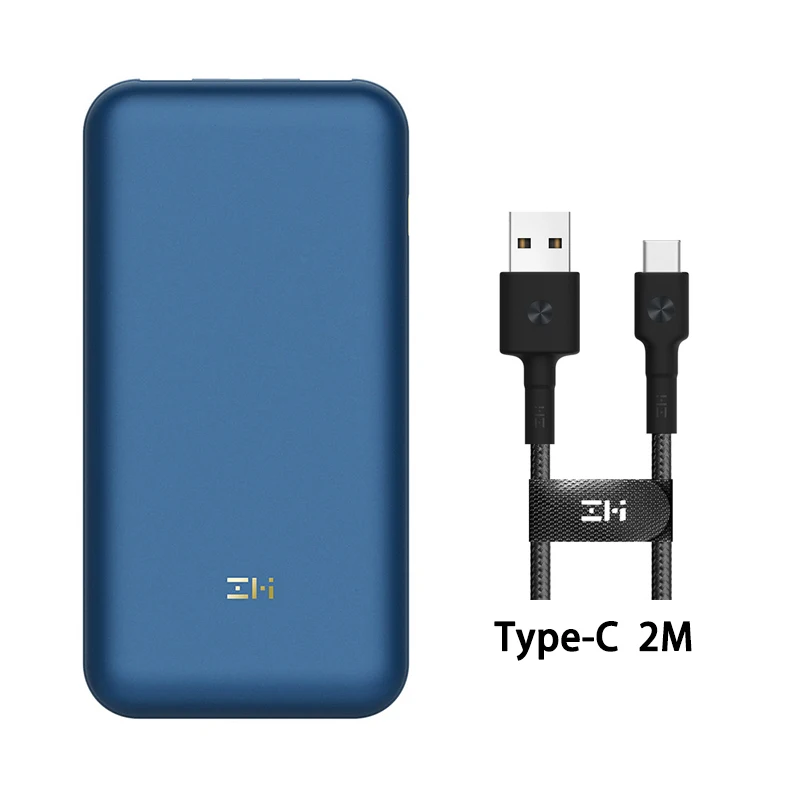 ZMI QB823 65 Вт 20000 мАч PRO power Bank QC 3,0 Быстрая зарядка для ноутбука для Xiaomi Mi 9 для iPhone 11 для переключателя - Цвет: Add Type C 2M