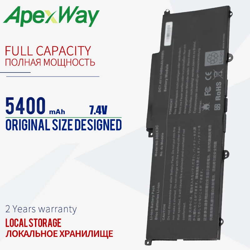 Аккумулятор ApexWay 5400 мАч для Samsung AA-PBXN4AR x3a 900X3B 900X3C 900X3E 900X3D BA43-00349A NP900X3G | Компьютеры и
