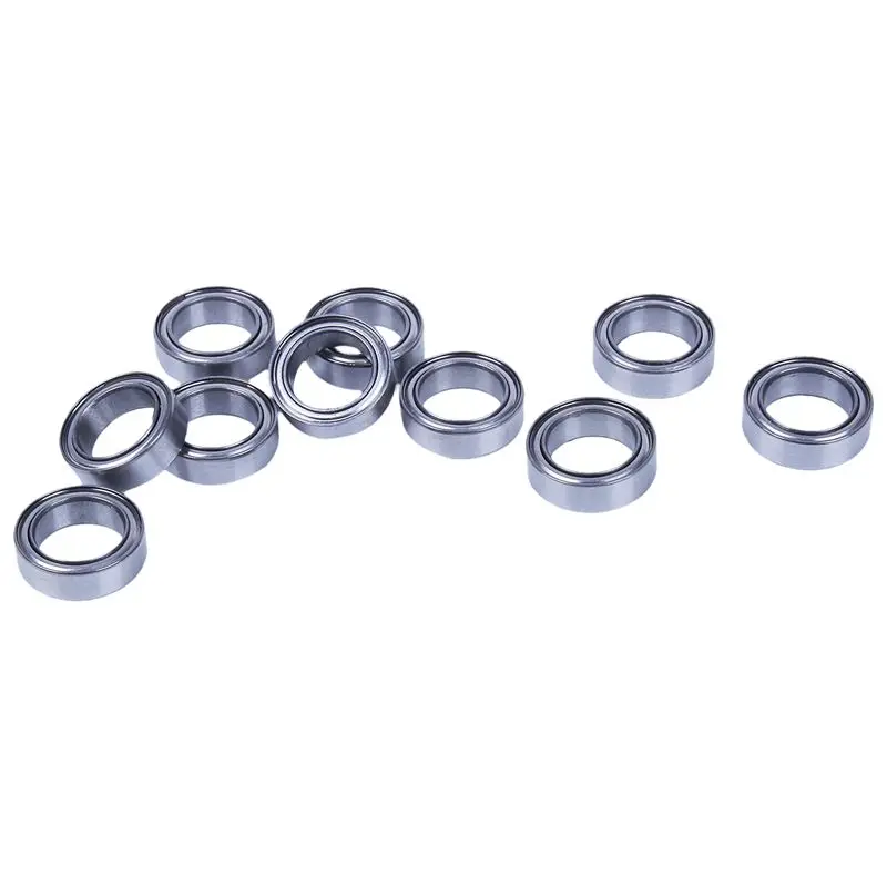 10pcs Miniature Sealed Metal Shielded Metric Radial Ball Bearing Model: MR128-ZZ 8x12x3.5Mm | Обустройство дома
