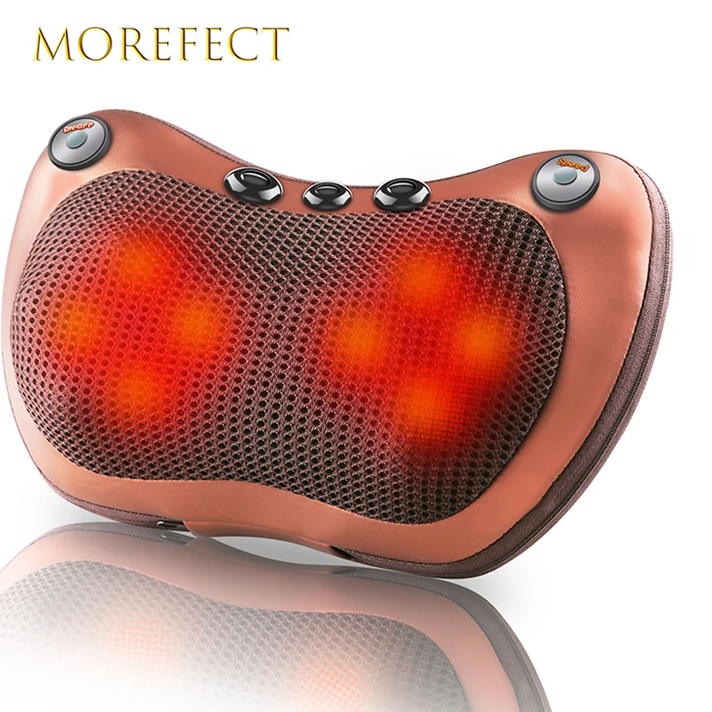Relaxation Massage Pillow Vibrator Electric Shoulder Back Heating Kneading Infrared therapy shiatsu Neck Massage
