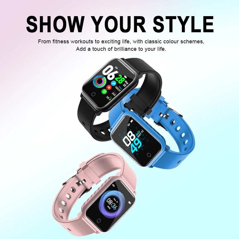 

Ottwn A9 smart watch Men Women Heart Rate Fitness Tracker Pedometer IP67 Waterproof Smartwatch For Android IOS Smart Bracelet