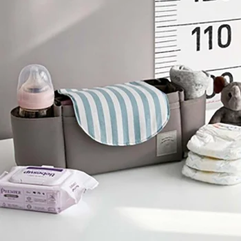 

Baby Carriage Hanging Storage Bag Cartoon Folding Travel Nappy Bag Stroller Organizer Bag Mummy Diaper Bag