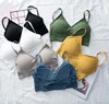 Bralette Fitness Lace Thin Shoulder Strap Underwear Women Anti-light Shockproof Push Up Sexy Cross Back Bra 2022 ► Photo 2/6