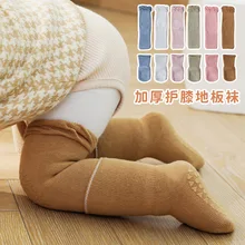 Conjunto de calcetines de invierno para bebé, medias gruesas para gatear, de diseño, para recién nacidos