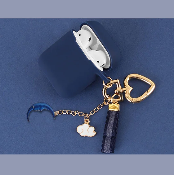 Защитный чехол для AirPods 1/2 силиконовый мягкий беспроводной гарнитуры Bluetooth