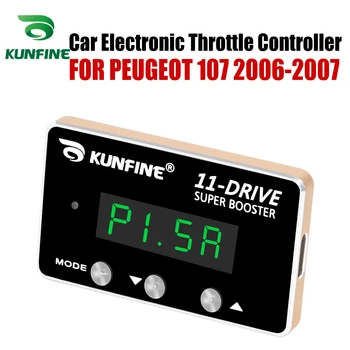 

KUNFINE Car Electronic Throttle Controller Racing Accelerator Potent Booster For PEUGEOT 107 2006-2007 Tuning Part