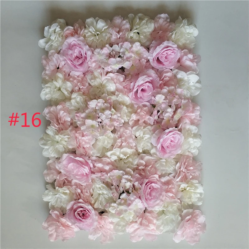 Topbeautybar фон для свадебной стены с изображением розы, искусственные цветы гортензии, настенные панели для детского душа, Вечерние Декорации - Цвет: 16