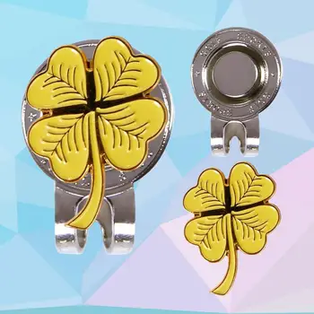 

Four Leaf Clovers Design Magnetic Golf Balls Mark With Visor Decoration Pattern Accessories Lucky Hat Hat Supplies Golf Cli W6Q0
