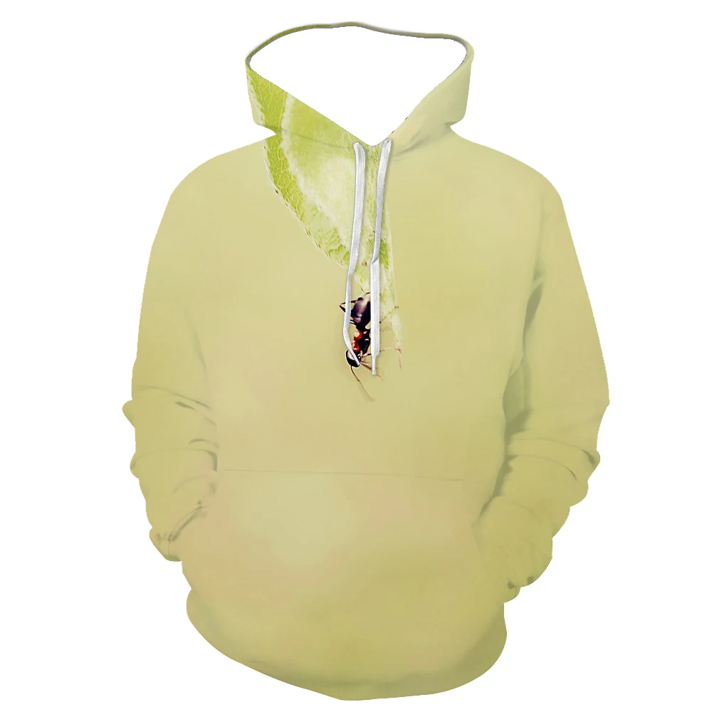 

Street new animal ant series 3D printing spring and autumn hip-hop European and American style top hoodie