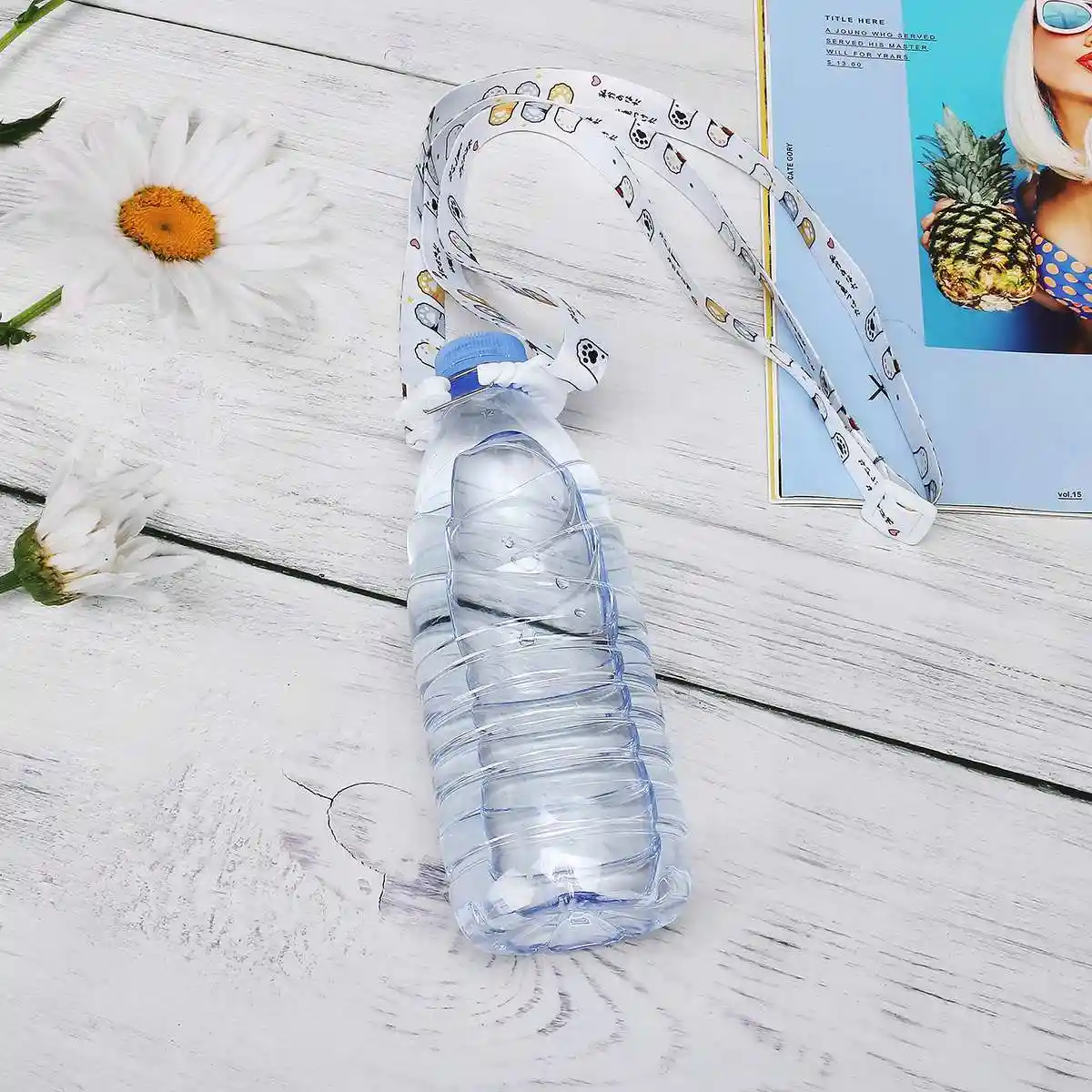 Water Bottle Shoulder Strap Bottles Rope Beverage Holder Buckle Lanyard Portabl