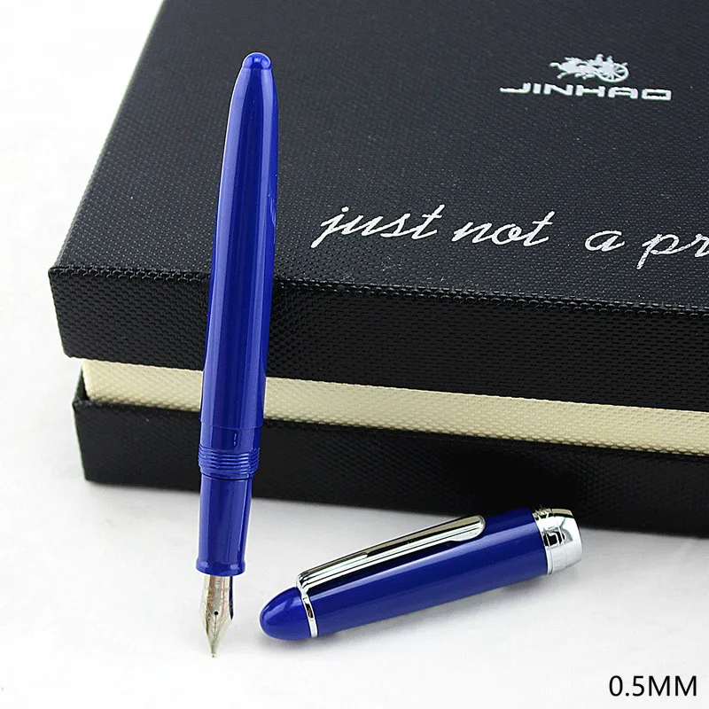 Jinhao 992 синий цвет спираль круглый интерфейс типы офисных студентов тонкий перо