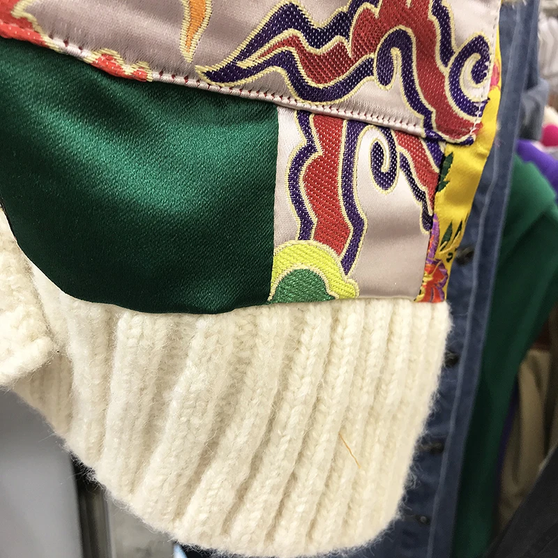 Vefadisa Chinese Style Embroidery Print Cardigans