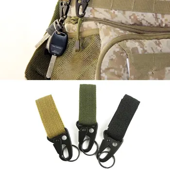 

Outdoor Nylon Key Hook Webbing Buckle Hanging Belt Carabiner Clip Multifunctional Camping Climbing Hiking Equipment Buckles