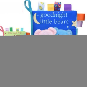

Baby Cloth Book Infant Animal Pattern Cloth Books Baby Goodnight Educational Cloth Book Cognition Toys