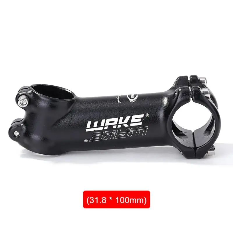 100mm WAKE велосипедный вынос руля 31,8 мм MTB Передняя штанга части стержня 70/80/90/100/110 мм Алюминий сплав рулевая колонка велосипеда 17 градусов велосипедный вынос руля - Цвет: 100mm