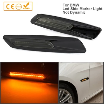 

2x Smoked Side Marker light LED Turn Signal Lamp Indicators For BMW E60 E61 E90 E91 E92 525i, 525xi, 528i, 528xi, 530i, 530xi
