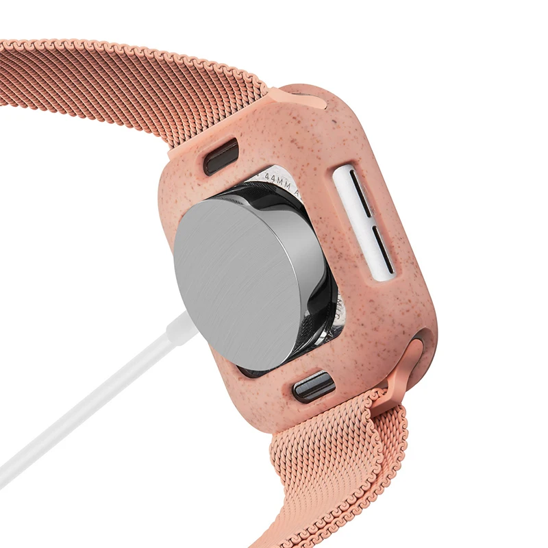 6 цветов конфетный чехол из ТПУ для Apple Watch Series 5 4 3 2 1 цветной защитный чехол для iWatch ультра-тонкая рамка ремешок 38 42 40 44 мм