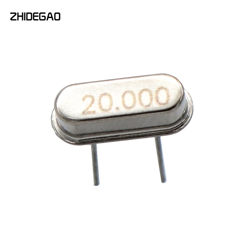 10pcs 20.000M 20.000MHZ 20MHz 20 MHZ Quartz Crystal Resonator Passive Oscillator HC 49S New ZHIDEGAO