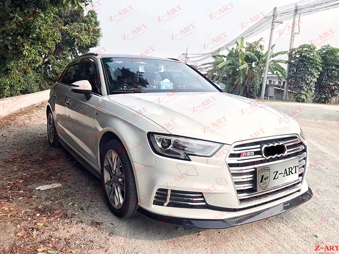 Z-ART комплект кузова из углеродного волокна для Audi S3-, комплект для настройки углеродного волокна для Audi A3 sline S3, модифицированный комплект корпуса из углеродного волокна