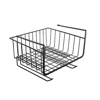 

Multifunctional Storage Basket Holder Organizer Rack Shelf Wire Rack 28x25x20cm